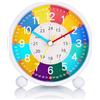 Sveglia Atlanta Quartz Argento - Senza Ticchettio Con Luce E Snooze