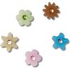 Crocs Confezione da 5 ciondoli per scarpe, unisex, motivo Enlighten Flower, taglia unica, Multicolore, Taglia unica