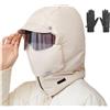 ArcticShield Passamontagna In Pile Sherpa - Scalda Collo E Maschera Viso Regolabile Con Coulisse, Unisex, Taglia Unica, Morbido E Caldo Per Attività Invernali