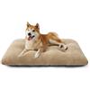 Bedsure Cuccia per cani lavabile, cuscino calmante, 89x58x8cm, cammello | Cuscino Confortevole E Caldo Per Animali Grandi, Materasso Morbido Calmante, Fondo Antiscivolo, Completamente Lavabile
