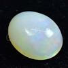 1.50 CT Naturale Etiope Opale di Fuoco Color Latte Bianco Gioco Cabo Certificato