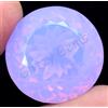 Naturale Viola-Rosa Welo Opale 60.40 KT Rotondo Certificato Non Scaldato Loose
