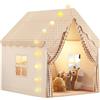 Aolawco Tenda da gioco per bambini, con luci, ideale per casa, per interni ed esterni, giocattoli, regalo per casa (47 x 40 x 51)