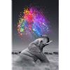 WACYDSD Puzzle 1000 Pezzi Animali Elefante Scenario Artigianato Regalo di Famiglia Puzzle Classico Puzzle 3D Giocattolo di Legno Casa