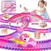 iKidiki Unicorno Bambina Regalo 3 4 5 6 7 8 Anni, Pista Macchinine Giochi Bambina 3-8 Anni Femmina Piste Macchinine per Bambini Giocattoli Bambinas Gioco Bimba Regalo Bambinas Regali Natale