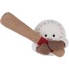 Apricot Lamb Giocattolo di peluche a forma di palla sportiva, 14 cm