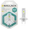 BALLACK Lampadina H7 LED auto, 16W 6500K 12V, Senza Ventola, Canbus integrato, 200% di luminosità