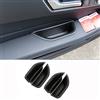 DIYUCAR Scatola portaoggetti in plastica ABS per porta anteriore posteriore per Mercedes Benz Classe E W212 2010-2015, bracciolo contenitore organizer vassoio accessori (nero)