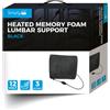 Simply BHMF01 - Supporto Lombare riscaldato in Memory Foam