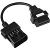 eMagTech 1 cavo di rilevamento per auto da 10 pin a OBD2 a 16 pin, compatibile con Opel Tech2, Calibra, Corsa, Astra