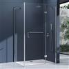 doporro Box Doccia 70x90x190cm con Piatto Doccia, Cabina Bagno Vetro di Sicurezza ESG Vetro Trasparente Incluso Rivestimento Facile da Pulire Ravenna04k
