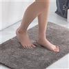 KELEKELE Tappeto Bagno Antiscivolo Assorbente Tappetino bagno in Microfibra Tappetino Lavabile in Lavatric per Doccia, Vascae e Bagno (Grigio, 60 x 90 cm)