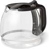 Amazon Basics Caraffa di Ricambio in Vetro con Coperchio Macchina da Caffè, Capacità 1,25 L/10 Tazze