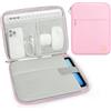 Dadanism 9-11 Pollici Tablet Borsa Imbottita per iPad (A16) 11, iPad Air 11 M4/M3, iPad Pro 11 M5/M4, iPad 10a Gen/Air 5 10,9, iPad 9/8/7a Gen 10,2, Galaxy Tab A11+ 11, Tab M11 11, Fiore Rosa