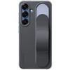 Samsung Standing Grip Case cover con cinturino e funzione cavalletto per Galaxy S25, Black