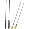 Bingfu Antenna LoRa 868MHz per Meshtastic, 3.5 dBi Antenna SMA Frusta Morbida Lungo Raggio, Cavo Prolunga da Presa Micro Coassiale 0.3mm per LoRaWAN Meshtastic ESP32 Homematic Mining Helium, 2 pcs
