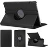 SWEIMEN Custodia Protettiva Compatibile con Huawei MediaPad T5 10 tavoletta, con supporto girevole a 360°