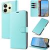 KKEIKO Cover per Redmi Note 14 4G, Antiurto Custodia in PU Pelle con Blocco RFID, Magnetico Protettiva Cover per Redmi Note 14 4G, Verde