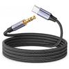 MOSWAG Cavo Aux USB C 2M con DAC integrato, Cavo USB C a 3.5mm Aux Jack per Cuffie Compatibile con 17 Pro/16 Pro Max, Samsung Galaxy S26/S25/S24, Ultra Audio per Auto
