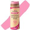 Suntribe Stick Solare Naturale Minerale Zinco FPS 30 Suntribe - 30 g, Rosso Retrò, Biologico - 100% Naturale, Sicuro i Coralli - Molto Resistente all'Acqua - Vincitore Beauty Shortlist Awards 2022