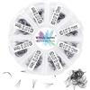 WENDY LASHES Ciglia Volume Extension 6D Estensioni Ciglia Russo 500 Fans 0.07mm D Curl 9-16mm Misto Extension Ciglia Ciuffetti Volume Russo Premade Fans per Estensioni Finte Volume(500-6D-0,07-D-9-16)