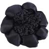 Wyjuan Set di accessori per capelli neri da donna, copertura per chignon, copricapo elastico con fermagli, mollette, chignon