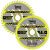 SabreCut SCCSW185K1 SabreCut 185 mm 40T e 80T x 30 mm foro Fineline sottile legno compensato MDF truciolare taglio trasversale e strappo lame per sega compatibile con Dewalt Makita Milwaukee e molti altri