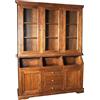 BISCOTTINI INTENATIONAL ART TRADING Biscottini Credenza cucina in legno 172,5x50,5x226,5 cm - Mobile ingresso - Mobile cucina - Libreria - Libreria da parete - Vetrina espositiva