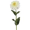 BELLAFIORA 01AMAZ019404 - Fiore Artificiale: Zinnia, 60 cm, Colore: Crema