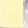 Spirella Collezione Bio, Tenda da Doccia Tessile 180 X 200, 100% Poliestere, Giallo, peva
