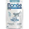 Monge busta monoporzione cat kitten pate trota 85 g