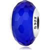 LES FOLIES DI PAOLA GRIECO Charm Murrina Vetro Murano Blu in argento 925 - Les Folies per Pandora