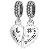 LES FOLIES DI PAOLA GRIECO Charm Dolce Metà Mamma Figlia Cuore Spezzato Amore ciondolo pendente in argento 925 - Les Folies per Pandora