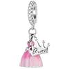 LES FOLIES DI PAOLA GRIECO Charm Principessa Corona Diadema per Disney ciondolo pendente in argento 925 - Les Folies per Pandora