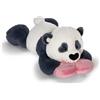 NICI Love 62614 Panda di peluche con cuore, morbido e tenero pupazzo per coccole e giochi, per adulti e bambini, 30 cm, nero