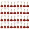 Kotkiddy 36pcs Rosso Klein Coccinelle Portachiavi Portafortuna Portachiavi Conclusione Esame Capodanno Natale Nuovo Anno Regalo Calendario Avvento Riempimento Etichette R