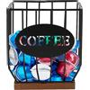 ZoeQide Porta Capsule Caffè in Metallo, Cestello 16 x 12 x 17 cm Cucina