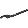 KS Tools 517.2476 Chiave a gancio regolabile con nasello, 95 - 165 mm