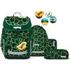 ergobag cubo set zaino scolastico ergonomico classico 5 pezzi prima elementare