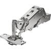 bricoleva.it Cerniera 165° Ammortizzata per Anta Mobile, Compatibile con Base Hettich - Acciaio Zincato, Chiusura Soft, Ideale per Cucine e Mobili da Casa (Mod A, 1 Pezzo)