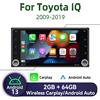 Barlckxs 7 "Schermo Per Toyota IQ 2009-2019 Wireless Carplay Autoradio Android Auto Multimedia 2 Din Radio GPS Unità di Testa di Navigazione Stereo