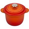 Le Creuset Cocotte Every in ghisa vetrificata, 18 cm, Arancio, 41110180900460