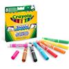 CRAYOLA - Pennarelli per Lavagna Bianca Lavabili, 8 Colori Assortiti, Punta Conica Grossa, 03-8223
