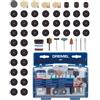 Dremel 687 Set multiuso, kit di accessori con 52 accessori per utensili rotanti