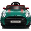 Auto Elettrica per Bambini Mini Cooper S Cabrio 12V Ruote in Full Optional Sedil