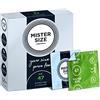 MISTER SIZE - Pure Feel Profilattici Lubrificanti (Extra Sottili, Extra Lubrificati) / Taglia Individuale 47 mm a un Pacco da 3 - Preservativi Sottili 100% Lattice Naturale