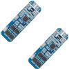 DollaTek 2 Pz 3S 12V 18650 10A BMS Caricabatterie Li-Ion Batteria Al Litio Scheda di Protezione Circuito 10.8V 11.1V 12.6V