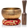 Himalayan Healing Set di campane tibetane da 7,6 cm ~ Campana sonora da meditazione martellata a mano in Nepal per yoga, meditazione, consapevolezza, guarigione e bilanciamento dei chakra ~