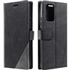 SONWO Cover per Xiaomi 11 T/Xiaomi 11T PRO, Flip Caso in PU Pelle Case Cover Portafoglio Custodia per Xiaomi 11 T/Xiaomi 11T PRO, [Kickstand] [Slot per Schede], Nero