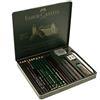 FABER-CASTELL - Set da disegno Pitt Graphite da 19 pezzi in astuccio | Matite e gessetti di grafite di alta qualità con accessori per schizzi, disegni e ombreggiature